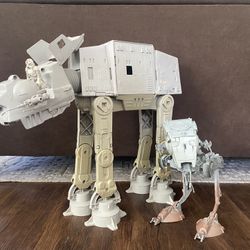 At-At Imperial Walker Star Wars 1980 Kenner Action Figure Vehicle With Driver