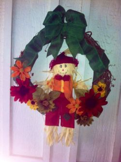 Scarecrow wreath