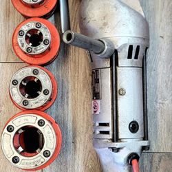 Ridgid 700 Power Drive Compact Handheld Heavy-Duty Pipe Threading Machine 