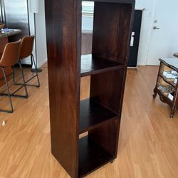 Dark Wood Shelving Unit