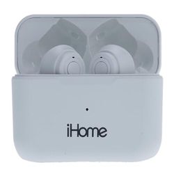 New iHome XT-47 Pop-Up Sticks True Wireless Bluetooth® In-Ear white Earbuds.