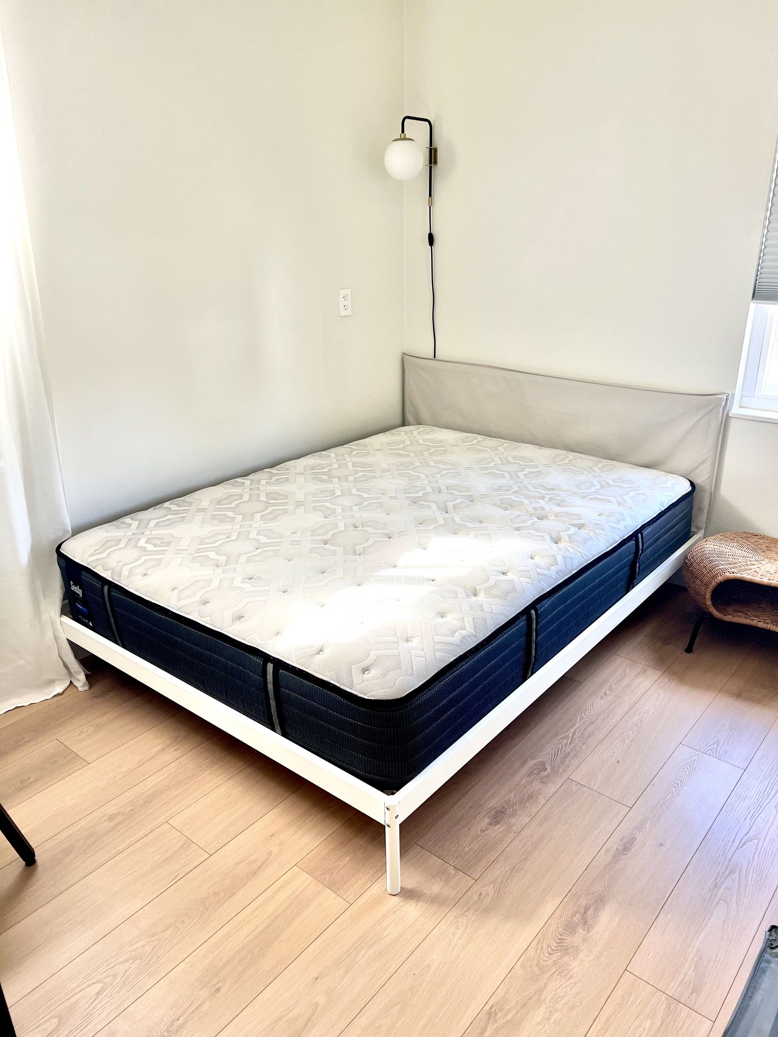 Queen Bed frame And Mattress