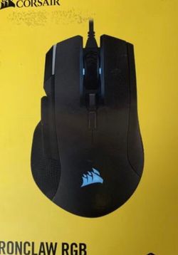 Corsair ironclaw RGB gaming mouse