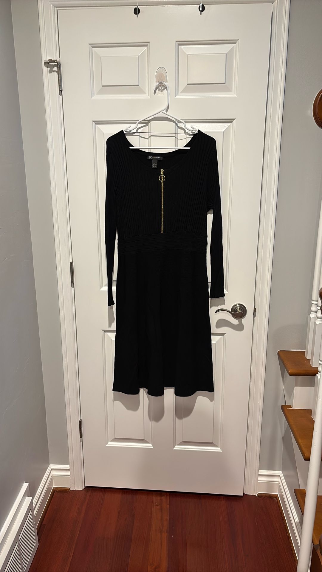 INC Size OX Black Sweater Dress