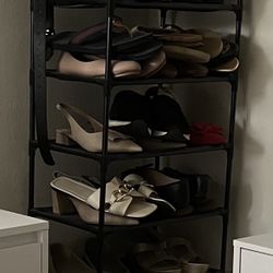 Black Shoe Organizer