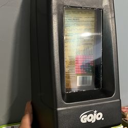 Gojo soap dispenser