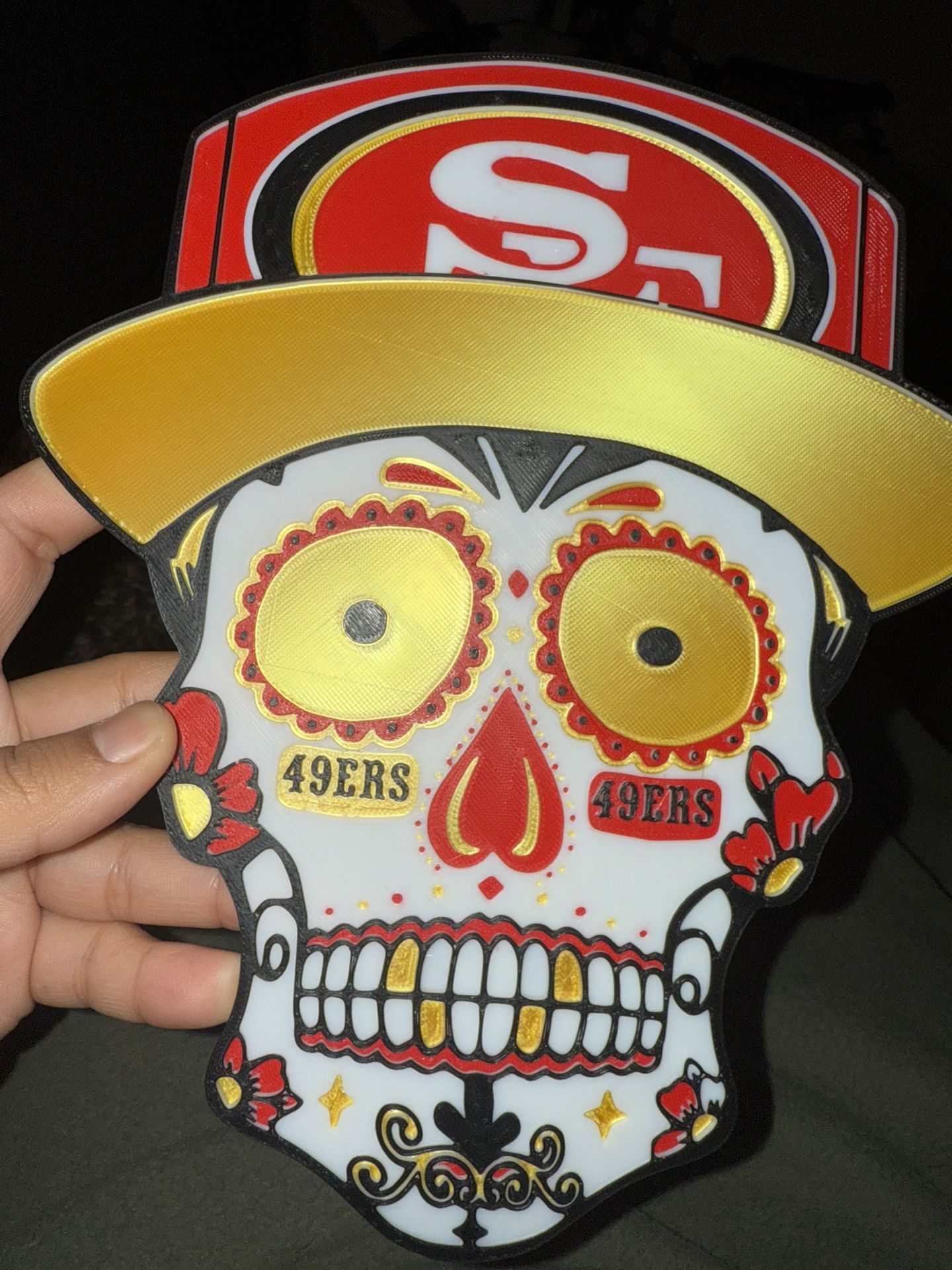 49ers Skull