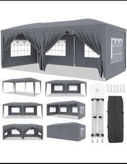 New Other Garvee 10'x20' Outdoor Waterproof Height Adjustable Pop-Up Canopy Tent