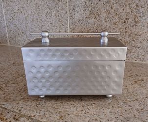 Lidded Metal Arts & Crafts Aesthetic Container