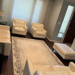 Living room set with ottoman
