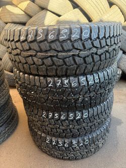 275///65///20 LT
10 ply 
Falken Rubitrl At
99% de vida