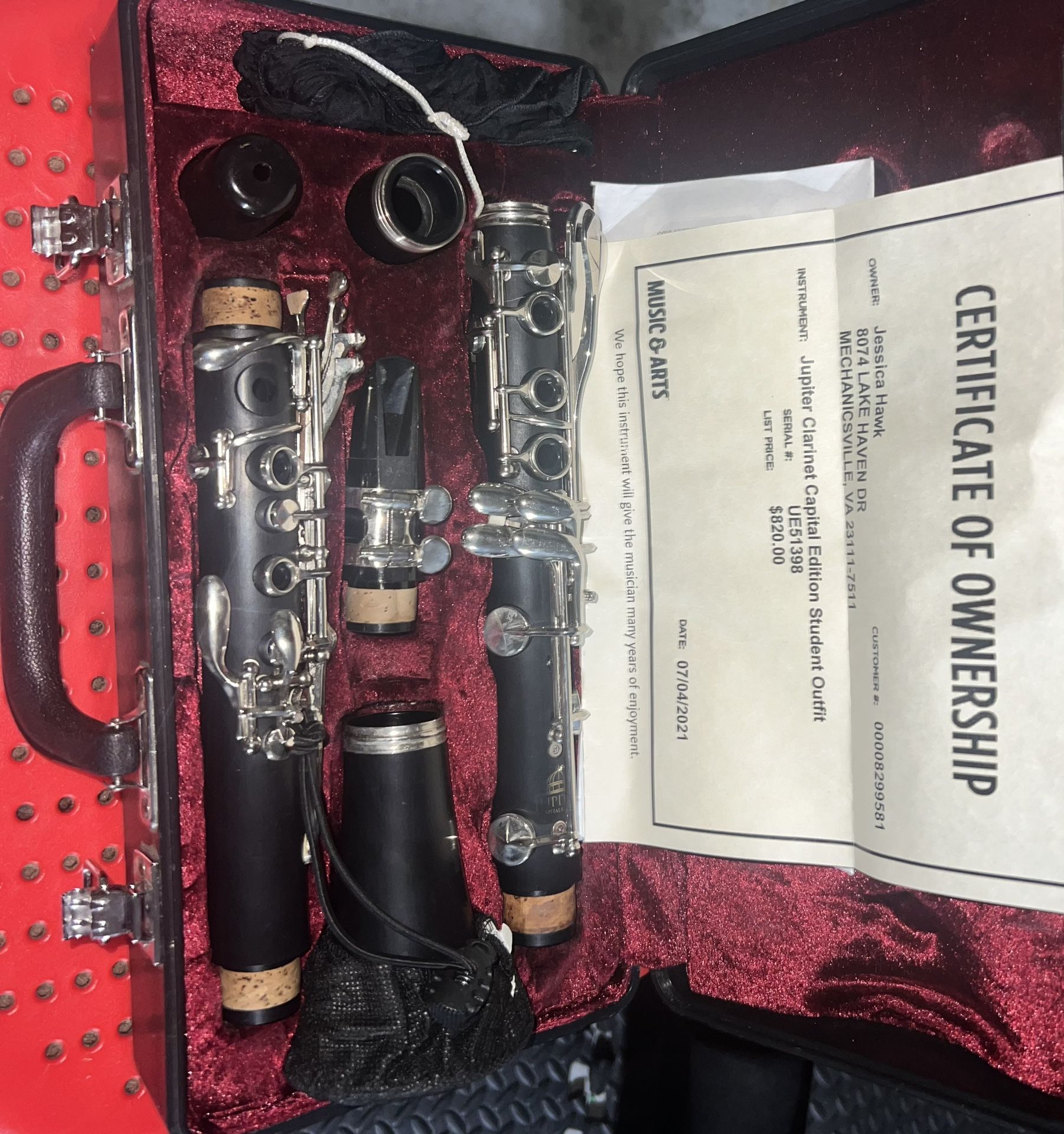Jupiter Clarinet Capital Edition Student Outfit