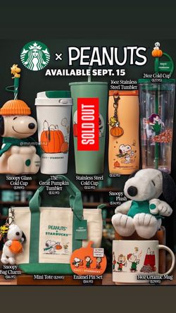 STARBUCKS X SNOOPY 🍂🍁