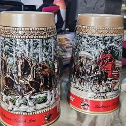 Budweiser C Series Collector Mugs