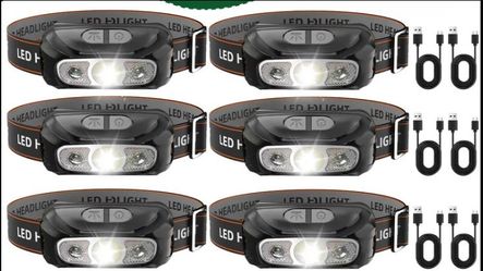 LED Headlight with USB Charging Cable 10$ each