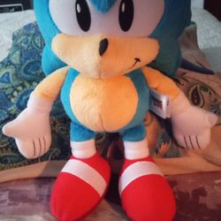 Sonic Hedgehog Plush Stuffed Animal Collectible