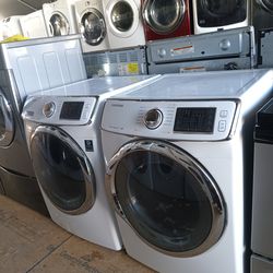 Samsung front load washer and dryer set both works good 💯