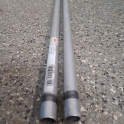 2 Pieces 3/4" OD 1/16" Wall Aluminum Tubing  23" Long