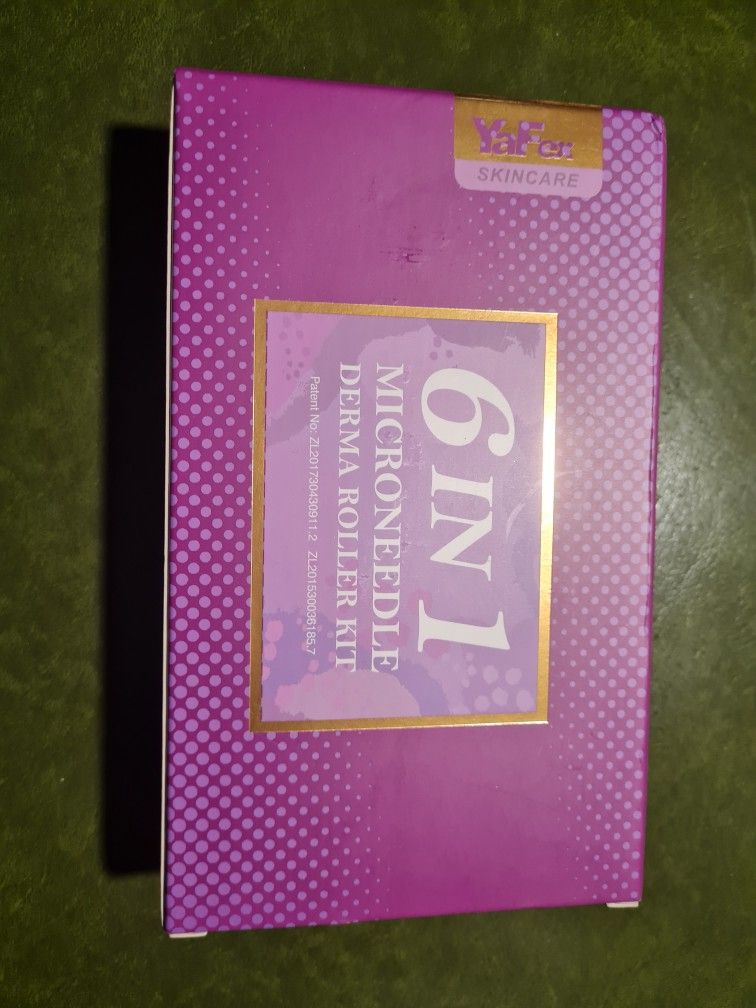6 In 1 Micro Needle Derma Roller Kit Unopened New In Box