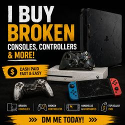 Buying broken consoles