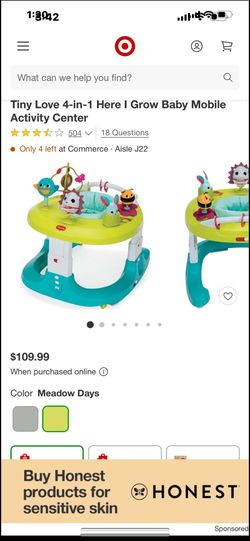 Tiny Love 4-in-1 Here I Grow Baby Mobile Activity Center