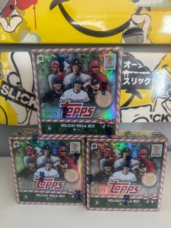2025 Topps Holiday Mega Box – Lot of 3