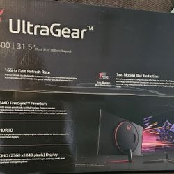 LG 32"  UltraGear Gaming Monitor 165Hz