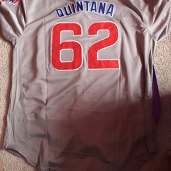 Quintana Cubs Away Jersey