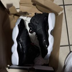 Jordan 6 Rings Size Black/Gym Red-White  9.5