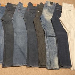 8 Pairs Of Jeans (all are 30x30)