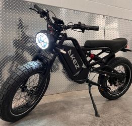 ✅ New - 52Volt/1500W/3000W Electric Dirt Bike Style E-Bike, 25ah Battery, 40mph
