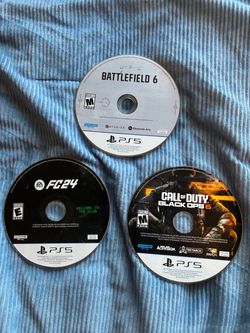 Ps5 battle field 6 cod and fc24