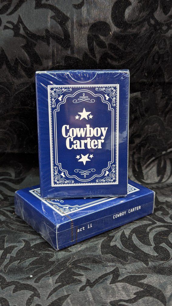 Beyonce Cowboy Carter Hold Em Playing Cards Rare Sealed