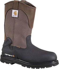 NEW SZ 9 Men WATERPROOF Work Boots Carhartt Heritage 11” Insulated Wellington Boot Steel Toe Helcor Leather, TPU Heel Guard and Achilles Flex Joint

F