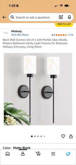 1 Sconce lamp