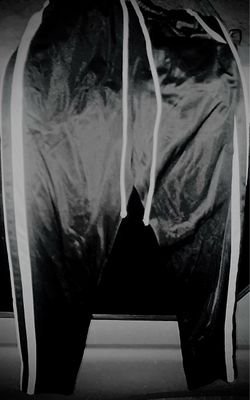 Black  ‘Southpole’  Track Pants with 2 Side Stripes
