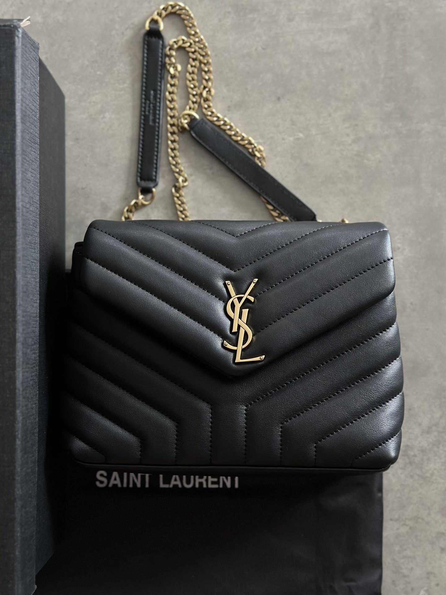 SAINT LAURENT SHOULDER LEATHER BAG FOR SALE - $650