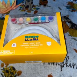 Mondo Llama Paint Your Own Ceramic Rainbow Kit 🌈 