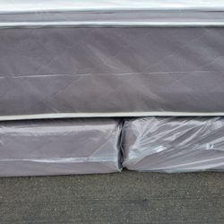 New King Mattress And Box Spring Available. Delivery Is Available 