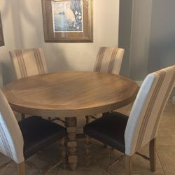 Dining or Kitchen Table with Sideboard