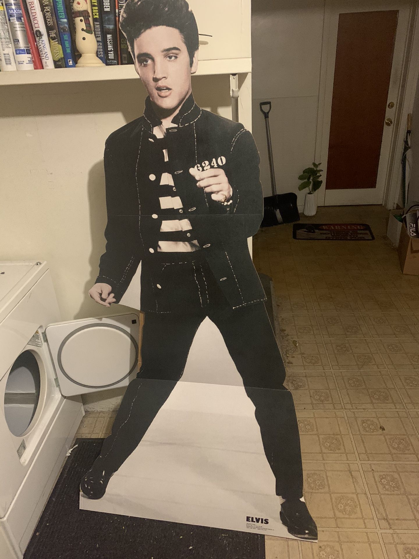 Elvis Cardboard Poster