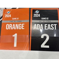 Dolphins Raiders parking 