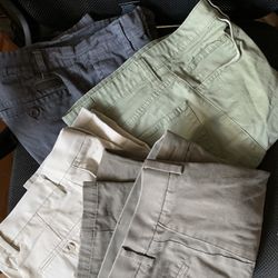 Men’s Casual Pants 28”x30”, Pick A Color. $ Per Each Pr. 