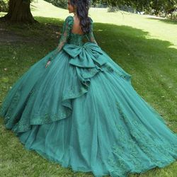 Green Quinceañera Dress 