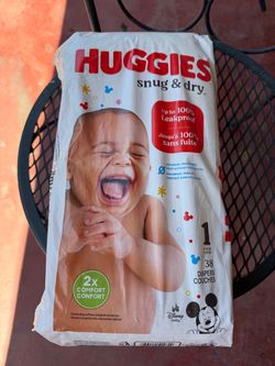 BRAND NEW Huggies Snug & Dry size 1
