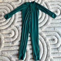 Kate Quinn Green Long Sleeve Union Suit | 3T
