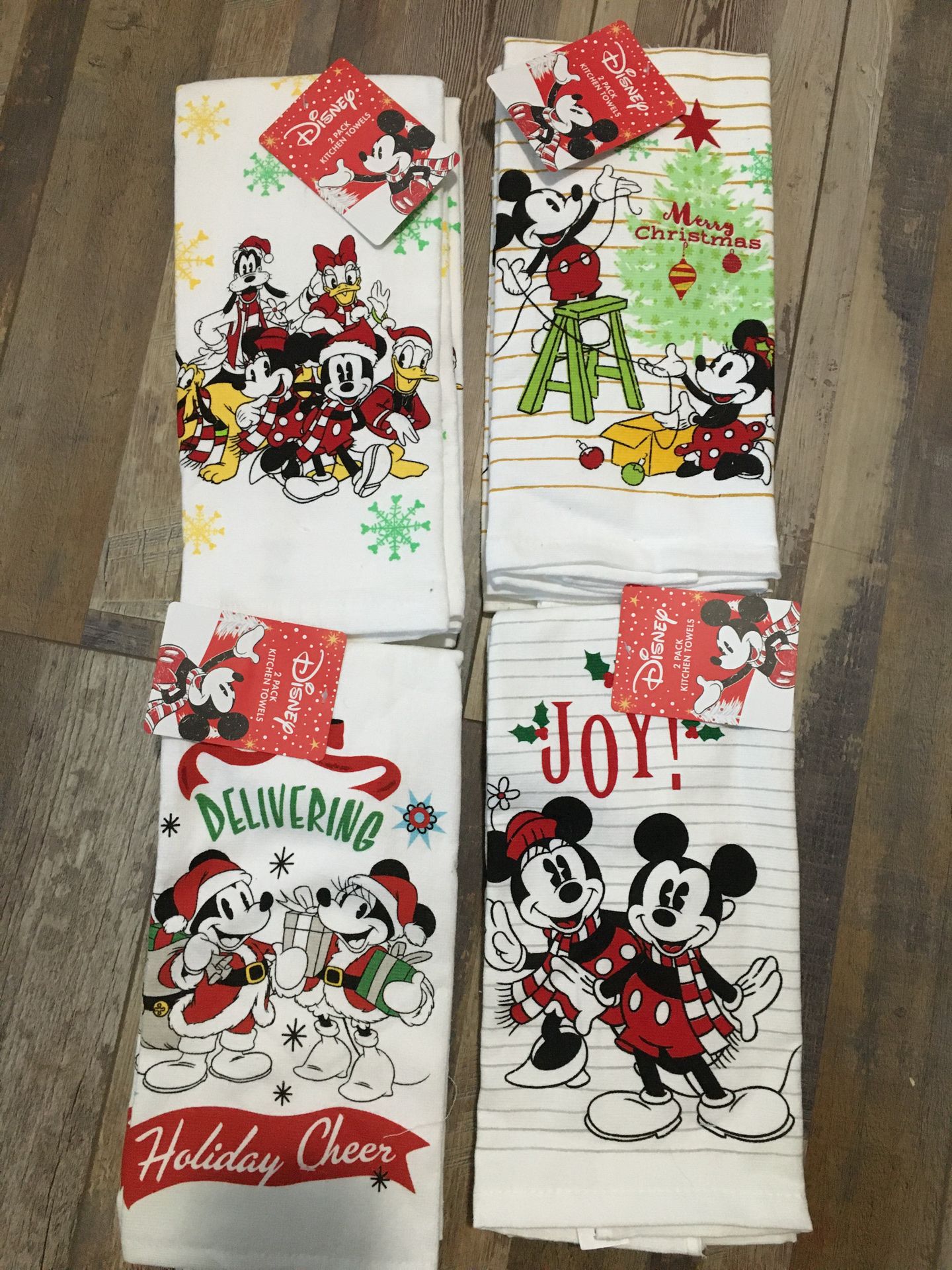 Disney Christmas kitchen towels