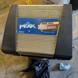 peak 3000 watts mobile power outlet