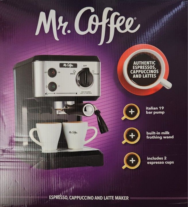 Mr coffee Espresso Maker . Cafetera De Espresso