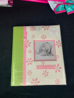 Brand new baby record book